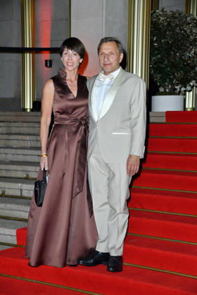 Richy Müller with his wife Christl Stumhofer at the 2026 Leipzig Opera Ball at the Leipzig Opera on October 24, 2026