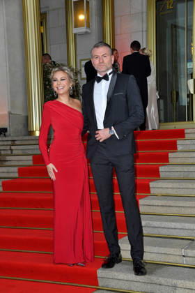 Susanne Klehn with her boyfriend Michael Heinz at the 2026 Leipzig Opera Ball at the Leipzig Opera on October 24, 2026
