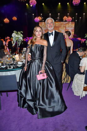 Simone Thomalla and Rene Marchand at the 2026 Leipzig Opera Ball at the Leipzig Opera on October 24, 2026