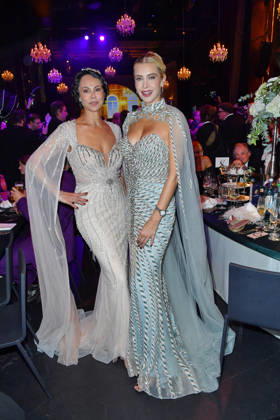 Natalia Yegorova and Verena Kerth at the 2026 Leipzig Opera Ball at the Leipzig Opera on October 24, 2026