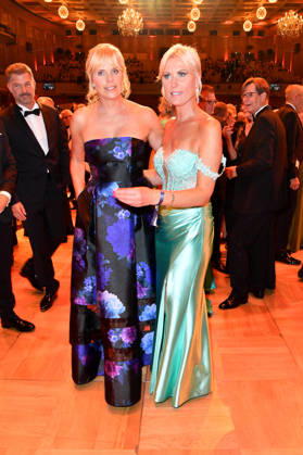 Melanie Marschke and Kamilla Senjo at the 2026 Leipzig Opera Ball at the Leipzig Opera on October 24, 2026