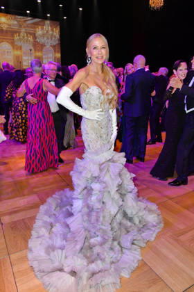 Jenny Elvers at the 2026 Leipzig Opera Ball at the Leipzig Opera on October 24, 2026