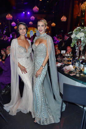 Natalia Yegorova and Verena Kerth at the 2026 Leipzig Opera Ball at the Leipzig Opera on October 24, 2026
