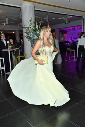 Annemarie Eilfeld at the 2026 Leipzig Opera Ball at the Leipzig Opera on October 24, 2026