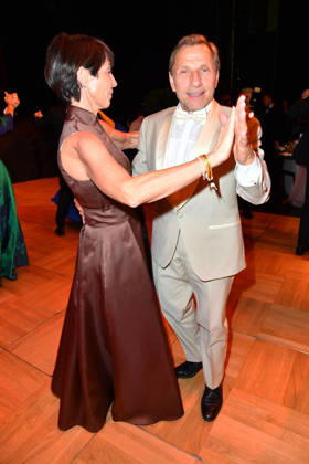 Richy Müller with his wife Christl Stumhofer at the 2026 Leipzig Opera Ball at the Leipzig Opera on October 24, 2026