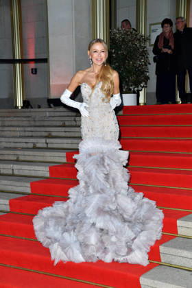 Jenny Elvers at the 2026 Leipzig Opera Ball at the Leipzig Opera on October 24, 2026