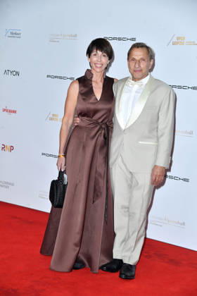 Richy Müller with his wife Christl Stumhofer at the 2026 Leipzig Opera Ball at the Leipzig Opera on October 24, 2026