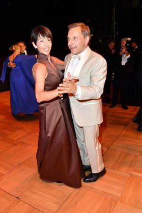 Richy Müller with his wife Christl Stumhofer at the 2026 Leipzig Opera Ball at the Leipzig Opera on October 24, 2026