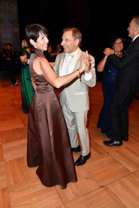 Richy Müller with his wife Christl Stumhofer at the 2026 Leipzig Opera Ball at the Leipzig Opera on October 24, 2026