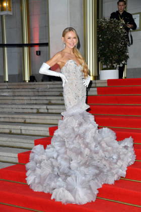 Jenny Elvers at the 2026 Leipzig Opera Ball at the Leipzig Opera on October 24, 2026