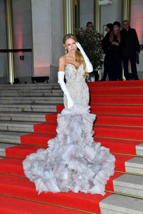 Jenny Elvers at the 2026 Leipzig Opera Ball at the Leipzig Opera on October 24, 2026