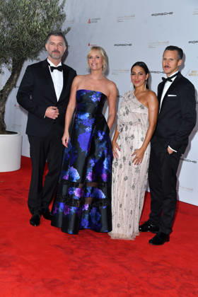 Simon Böer, Melanie Marschke, Amy Mussul, and Johannes Hendrik Langer at the 2026 Leipzig Opera Ball at the Leipzig Opera on October 24, 2026
