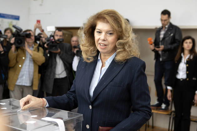 !!!MANDATORY KILL NOTICE – IMAGO does not hold publication rights for these images. We apologize for the inconvenience - BILDLÖSCHUNG: IMAGO besitzt keine Publikationsrechte an diesen Bildern. Entschuldigen Sie bitte die Unannehmlichkeiten MANDATORY KILL NOTICE!!! Bulgarian President Iotova casts ballot in presidential election SOFIA, BULGARIA - OCTOBER 25: Bulgarian President Iliana Iotova casts her ballot in the presidential election in Sofia, Bulgaria, on October 25, 2026. Hristo Vladev Anadolu Sofia Bulgaria. Editorial use only. Please get in touch for any other usage.  Copyright: x2026xAnadoluxHristoxVladevx