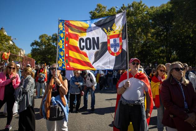 October 25, 2026, Madrid, Madrid, Spain: MADRID, SPAIN OCTOBER 25, 2026: Thousands of people in Madrid have rallied in support of the demands made by women from Ceuta known locally as caballas who are calling for a return to normalcy in the autonomous city. Madrid Spain - ZUMAq101 20261025_zna_q101_112 Copyright: xC.xCarvajalx