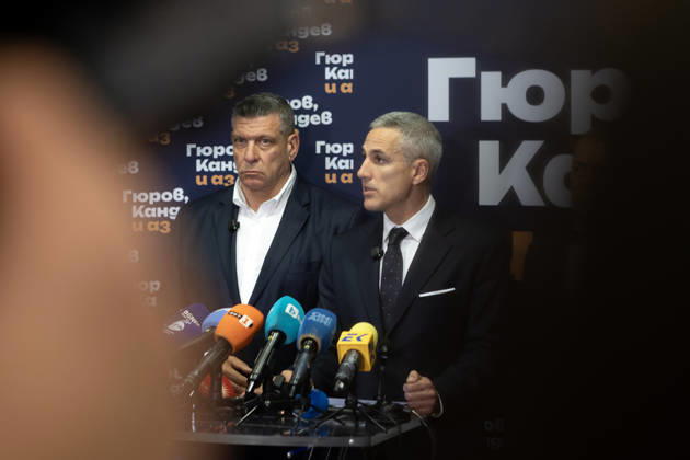 Bulgarian presidential candidate Andrey Gyurov SOFIA, BULGARIA - OCTOBER 25: Bulgarian presidential candidate Andrey Gyurov speaks to the press following the first round of the presidential election, in Sofia, Bulgaria on October 25, 2026. A presidential runoff election is scheduled for November 1, 2026. Hristo Vladev Anadolu Sofia Bulgaria. Editorial use only. Please get in touch for any other usage.  Copyright: x2026xAnadoluxHristoxVladevx