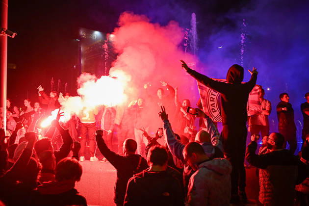 October 26, 2026, Belgrade, Belgrade, Serbia: Citywide euphoria breaks out in Belgrade as former president Aleksandar VuÄiÄ‡ admits defeat on the night of the Serbian elections on 25 October, 2026 Belgrade Serbia - ZUMAa256 20261026_zip_a256_004 Copyright: xDanielxAlfoldix