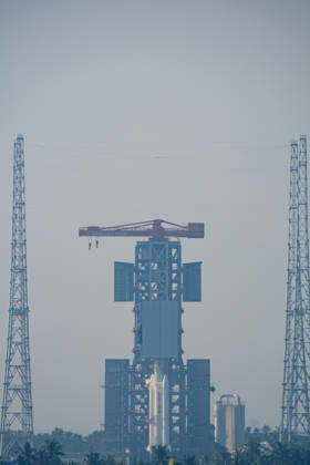 WENCHANG, CHINA - OCTOBER 25: A Long March 8A Y12 carrier rocket launches the Satellite Internet Low Orbit 28 Group satellites into space at the Hainan Commercial Aerospace Launch Site on October 25, 2026 in Wenchang, Hainan Province of China. The satellites successfully entered their predetermined orbits.  Copyright: xVCGx 111676918384