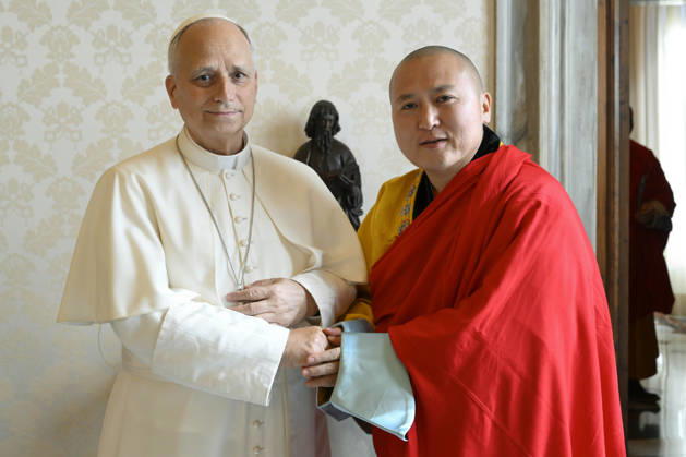 ITALY - POPE - VATICAN-2026 10 26 Italy, Rome, Vatican, 2026 10 26: Pope Leo XIV receives in a private audience Em.mo Cardinal Giorgio Marengo, I.M.C., Apostolic Prefect of Ulaanbaatar at the Vatican Photo by VATICAN MEDIA Catholic Press Photo EDITORIAL USE ONLY - NO BOOKS Copyright: xVATICANxMEDIAxx xCatholicxPressxPhotox