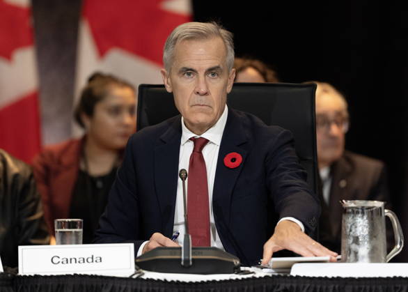 October 26, 2026, Ottawa, On, Canada: Prime Minister Mark Carney is seen during opening remarks at the First Nations and First Ministers meeting in Ottawa, Monday, Oct. 26, 2026. Ottawa Canada  - ZUMAc35_ 20261026_zaf_c35_012 Copyright: xAdrianxWyldx