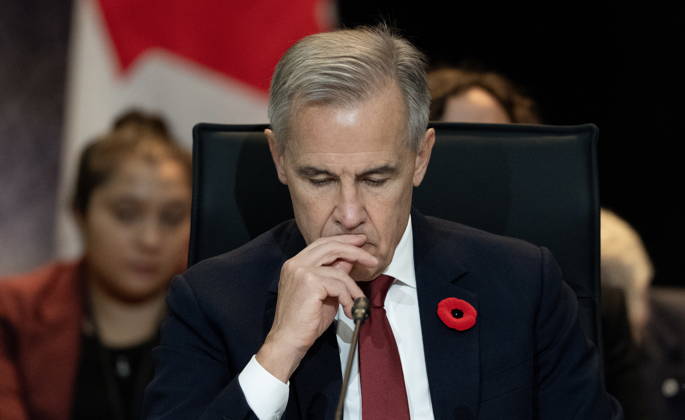 October 26, 2026, Ottawa, On, Canada: Prime Minister Mark Carney is seen during opening remarks at the First Nations and First Ministers meeting in Ottawa, Monday, Oct. 26, 2026. Ottawa Canada  - ZUMAc35_ 20261026_zaf_c35_013 Copyright: xAdrianxWyldx