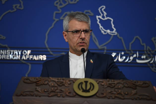 (261026) -- TEHRAN, Oct. 26, 2026 -- Iran s Foreign Ministry spokesman Esmaeil Baghaei attends a weekly press conference in Tehran, Iran, Oct. 26, 2026. TO GO WITH Iran says Israel election outcome makes no difference to Tehran Shadati) IRAN-TEHRAN-PRESS CONFERENCE ShaxDati 