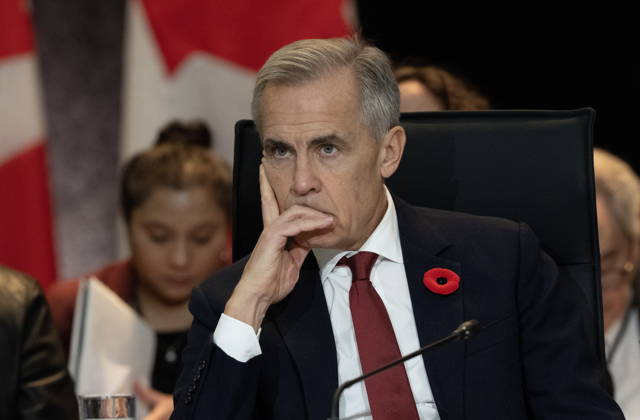 October 26, 2026, Ottawa, On, Canada: Prime Minister Mark Carney listens to opening remarks at the First Nations and First Ministers meeting in Ottawa, Monday, Oct. 26, 2026. Ottawa Canada  - ZUMAc35_ 20261026_zaf_c35_026 Copyright: xAdrianxWyldx