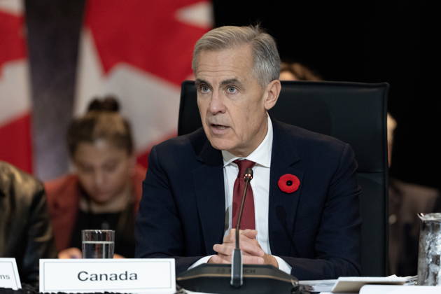 October 26, 2026, Ottawa, On, Canada: Prime Minister Mark Carney delivers his opening remarks at the First Nations and First Ministers meeting in Ottawa, Monday, Oct. 26, 2026. Ottawa Canada  - ZUMAc35_ 20261026_zaf_c35_028 Copyright: xAdrianxWyldx