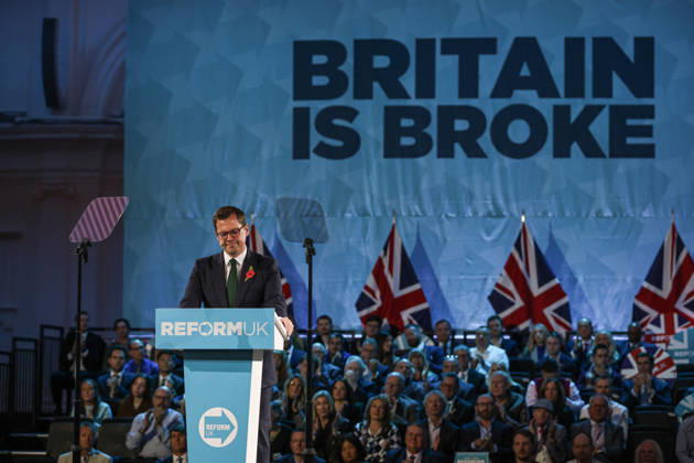 Reform UK Treasury Spokesperson Robert Jenrick unveils party s economic rescue plan in London LONDON, UNITED KINGDOM - OCTOBER 26: Reform UK Treasury Spokesperson Robert Jenrick unveils his party s economic rescue plan during a press conference held ahead of the government s budget announcement, at The Lindley Hall in London, United Kingdom on October 26, 2026. Zeynep Demir Anadolu London United Kingdom. Editorial use only. Please get in touch for any other usage.  Copyright: x2026xAnadoluxZeynepxDemirx