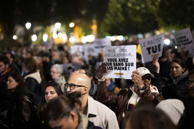Demonstration against racism - Paris Demonstration against racism organized by SOS Racisme and labor unions in Paris on October 26, 2026.Photo by Eliot Blondet ABACAPRESS.COM Paris France France  Copyright: xBlondetxEliot ABACAx
