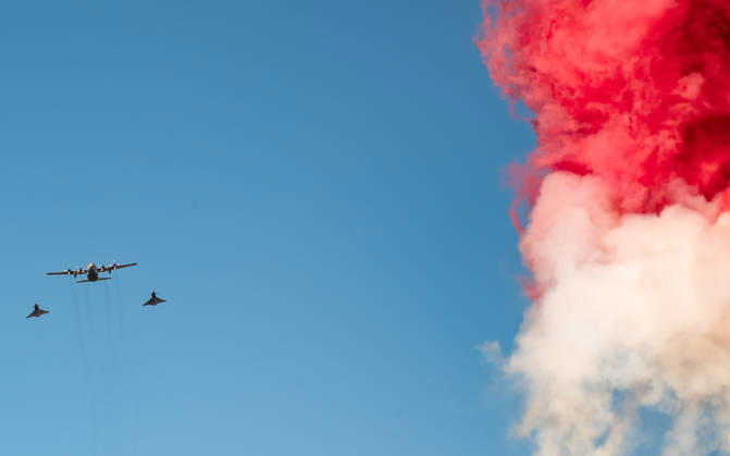 October 26, 2026 Official celebrations for Austria’s National Day 2026 Oath-taking ceremony during the official celebrations for National Day 2026 at Heldenplatz in Vienna, Austria. The photo shows Eurofighter and Hercules transport aircraft flying overhead. Vienna, Heldenplatz, Vienna, Austria