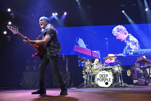 STOCKHOLM, SWEDEN 20261026 The British hard rock band Deep Purple, featuring bassist Roger Glover, performs at Avicii Arena in STOCKHOLM, SWEDEN x10040x  Copyright: xAndersxWiklund TTx SWEDEN DEEP PURPLE t2I5DLPa8t8