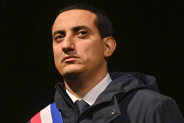 The Mayor of Trappes, Ali Rabeh, and the President of SOS Racisme, Dominique Sopo, who came to pay tribute to the victims of the racist attack in Trappes on October 23, 2026, in Paris, at Place Stalingrad, on October 26, 2026. - 26 10 2026 - France Ile-de-France (region) Paris -  JulienxMattiax xLexPictorium LePictorium_0345027