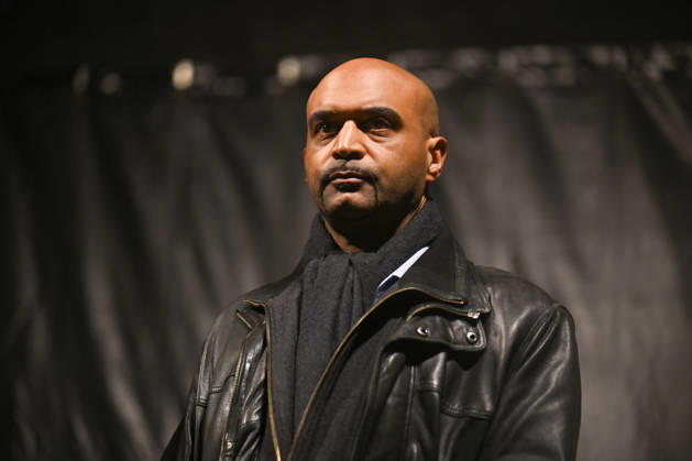 Dominique Sopo, President of SOS Racisme, alongside Trappes Mayor Ali Rabeh, came to pay tribute to the victims of the racist attack in Trappes on October 23, 2026, in Paris at Place Stalingrad on October 26, 2026. - 26 10 2026 - France Ile-de-France (region) Paris -  JulienxMattiax xLexPictorium LePictorium_0345040