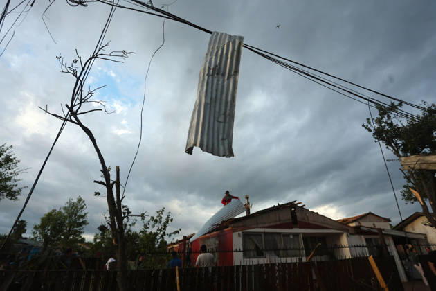 Rancagua, October 26, 2026 Tornado Destroys Homes in Requinoa Jorge Loyola Aton Chile, RANCAGUA Chile Aton 1202927  Copyright: JORGExLOYOLA ATONxCHILE