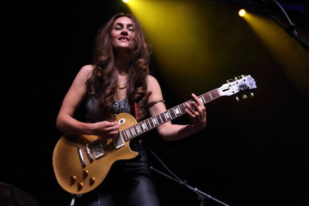 Kitty Durham of the band Kitty, Daisy Lewis at a concert at Huxleys Neue Welt in Berlin, October 26, 2026 Kitty, Daisy Lewis Concert Berlin