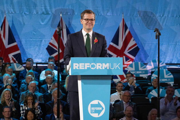 October 26, 2026, London, United Kingdom: Robert Jenrick attends the Reform UK s Economic Rescue Plan Press Conference in London. London United Kingdom - ZUMAs197 20261026_aaa_s197_272 Copyright: xJamesxWarrenx