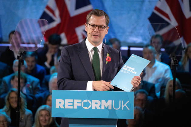 October 26, 2026, London, United Kingdom: Robert Jenrick attends the Reform UK s Economic Rescue Plan Press Conference in London. London United Kingdom - ZUMAs197 20261026_aaa_s197_277 Copyright: xJamesxWarrenx