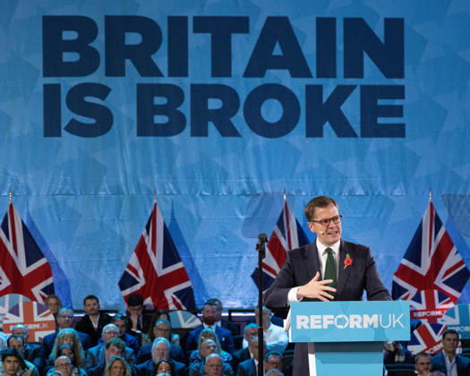 October 26, 2026, London, United Kingdom: Robert Jenrick attends the Reform UK s Economic Rescue Plan Press Conference in London. London United Kingdom - ZUMAs197 20261026_aaa_s197_278 Copyright: xJamesxWarrenx