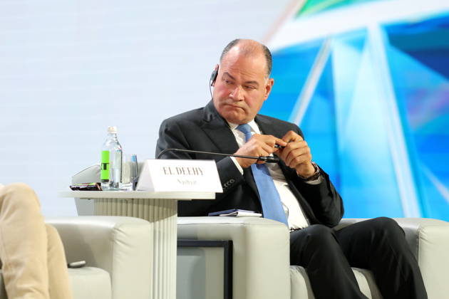 October 26, 2026, Moscow, Russia: Nashaat El-Deehy, famous Egyptian journalist and TV presenter seen during the session Africa must unite, or Africa is not one country: how media can connect different parts of the continent within the framework of the Third Summit, Economic and Humanitarian Forum, Russia Africa, at the National Center Russia , in Moscow. Moscow Russia - ZUMAs197 20261026_aaa_s197_300 Copyright: xMaksimxKonstantinovx