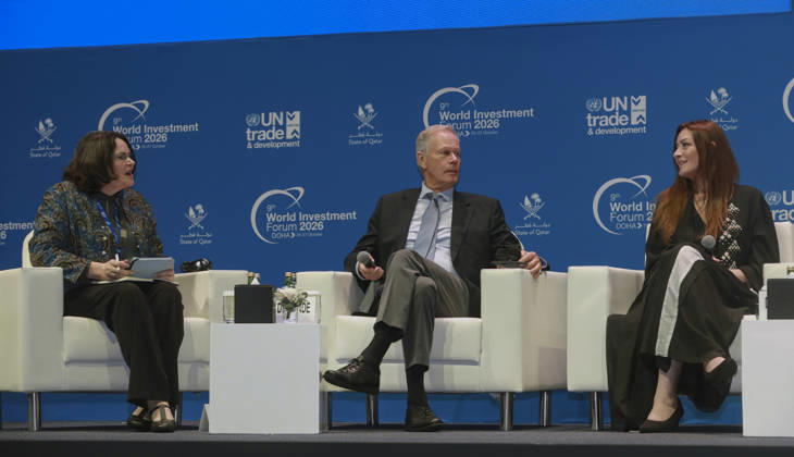 Doha Qatar Investment Forum Speakers participate in a discussion session in Doha, Qatar on October 26, 2026. The Forum brought together policymakers, business leaders and investors to discuss investment and economic cooperation. A session on ASEAN-GCC relations explored opportunities to strengthen investment ties between the two regions. Doha Baladiyat ad Dawhah Qatar Copyright: xSidhickxKannurx