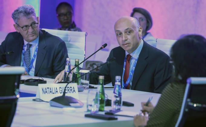 Doha Qatar Investment Forum Panelists take part in a discussion session during the World Investment Forum 2026 in Doha, Qatar on October 26, 2026. The Forum brought together policymakers, business leaders and investors to discuss investment and economic cooperation. A session on ASEAN-GCC relations explored opportunities to strengthen investment ties between the two regions. Doha Baladiyat ad Dawhah Qatar Copyright: xSidhickxKannurx