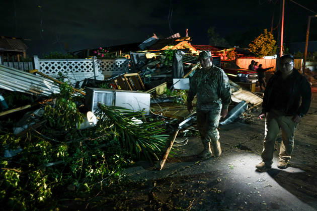 Tornado damages dozens of homes in central Chile REQUINOA, CHILE - OCTOBER 26: Soldiers help with cleanup efforts in the affected area as buildings and infrastructure sustain damage after a tornado strikes the commune of Requinoa in Chile s O Higgins region on October 26, 2026. The weather event is preliminarily classified as an EF2 tornado, associated with wind speeds of 179 to 218 kilometers per hour. Approximately 70 properties are affected, one person sustains minor injuries, and around 3,000 customers are left without electricity. Lucas Aguayo Araos Anadolu Requinoa Chile. Editorial use only. Please get in touch for any other usage.  Copyright: x2026xAnadoluxLucasxAguayoxAraosx