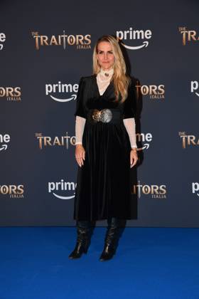 IPA90231231 - Rome, Palazzo Brancaccio: Photocall for the second season of The Traitors Italia. Pictured: Nicole Morganti  Copyright: xVincenzoxLandix xVincenzoxLandix IPA90231231