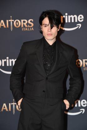 IPA90231273 - Rome, Palazzo Brancaccio: Photocall for the second season of The Traitors Italia. Pictured: Biondo  Copyright: xVincenzoxLandix xVincenzoxLandix IPA90231273