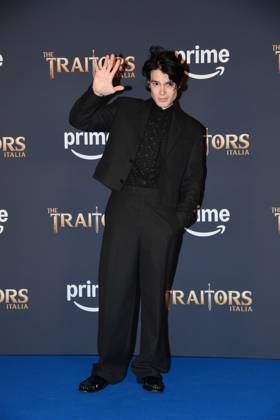 IPA90231286 - Rome, Palazzo Brancaccio: Photocall for the second season of The Traitors Italia. Pictured: Biondo  Copyright: xVincenzoxLandix xVincenzoxLandix IPA90231286