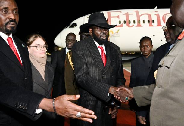President of South Sudan Salva Kiir Mayardit arrives in Moscow 9274024 26.10.2026 President of South Sudan Salva Kiir Mayardit arrives in Moscow for the 3rd Russia-Africa Summit and Forum. Sergey Bobylev Sputnik Crediting the source in the following order photographer s name Russia-Africa Summit and Economic and Humanitarian forum host ÑÄhoto agency is mandatory when using the photo Moscow Russia  Copyright: xSergeyxBobylevx