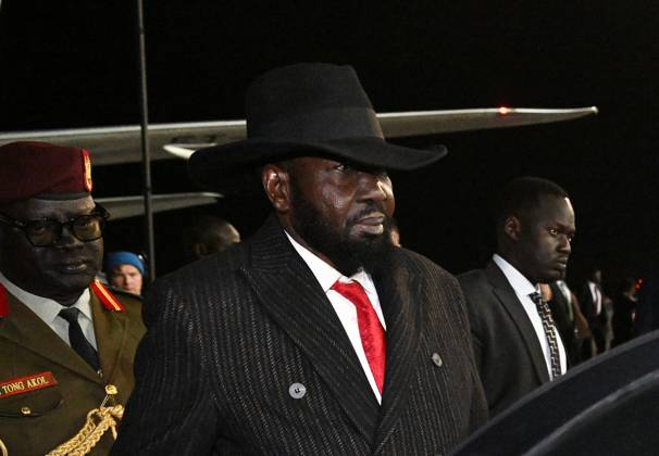 News Bilder des Tages #2 President of South Sudan Salva Kiir Mayardit arrives in Moscow 9274028 26.10.2026 President of South Sudan Salva Kiir Mayardit arrives in Moscow for the 3rd Russia-Africa Summit and Forum. Sergey Bobylev Sputnik Crediting the source in the following order photographer s name Russia-Africa Summit and Economic and Humanitarian forum host ÑÄhoto agency? is mandatory when using the photo Moscow Russia  Copyright: xSergeyxBobylevx