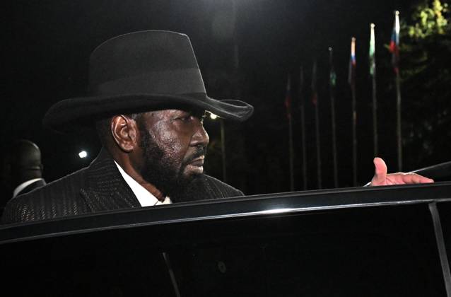 President of South Sudan Salva Kiir Mayardit arrives in Moscow 9274029 26.10.2026 President of South Sudan Salva Kiir Mayardit arrives in Moscow for the 3rd Russia-Africa Summit and Forum. Sergey Bobylev Sputnik Crediting the source in the following order photographer s name Russia-Africa Summit and Economic and Humanitarian forum host ÑÄhoto agency is mandatory when using the photo Moscow Russia  Copyright: xSergeyxBobylevx