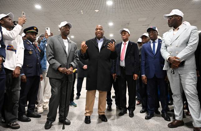 Minister of Foreign Affairs, African Integration, and Guineans Abroad of the Republic of Guinea Morissanda Kouyate arrives in Moscow 9274057 26.10.2026 Center: Minister of Foreign Affairs, African Integration, and Guineans Abroad of the Republic of Guinea Morissanda Kouyate arrives in Moscow for the 3rd Russia-Africa Summit and Forum. Konstantin Mihalchevskiy Sputnik Crediting the source in the following order photographer s name Russia-Africa Summit and Economic and Humanitarian forum host ÑÄhoto agency is mandatory when using the photo Moscow Russia  Copyright: xKonstantinxMihalchevskiyx