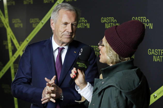 Christian Wulff at the Gastronation industry event at the Grüner Bunker on Feldstraße in Hamburg, October 26, 2026 Foto:xC.xTamckex xFuturexImagex gastronation_6016